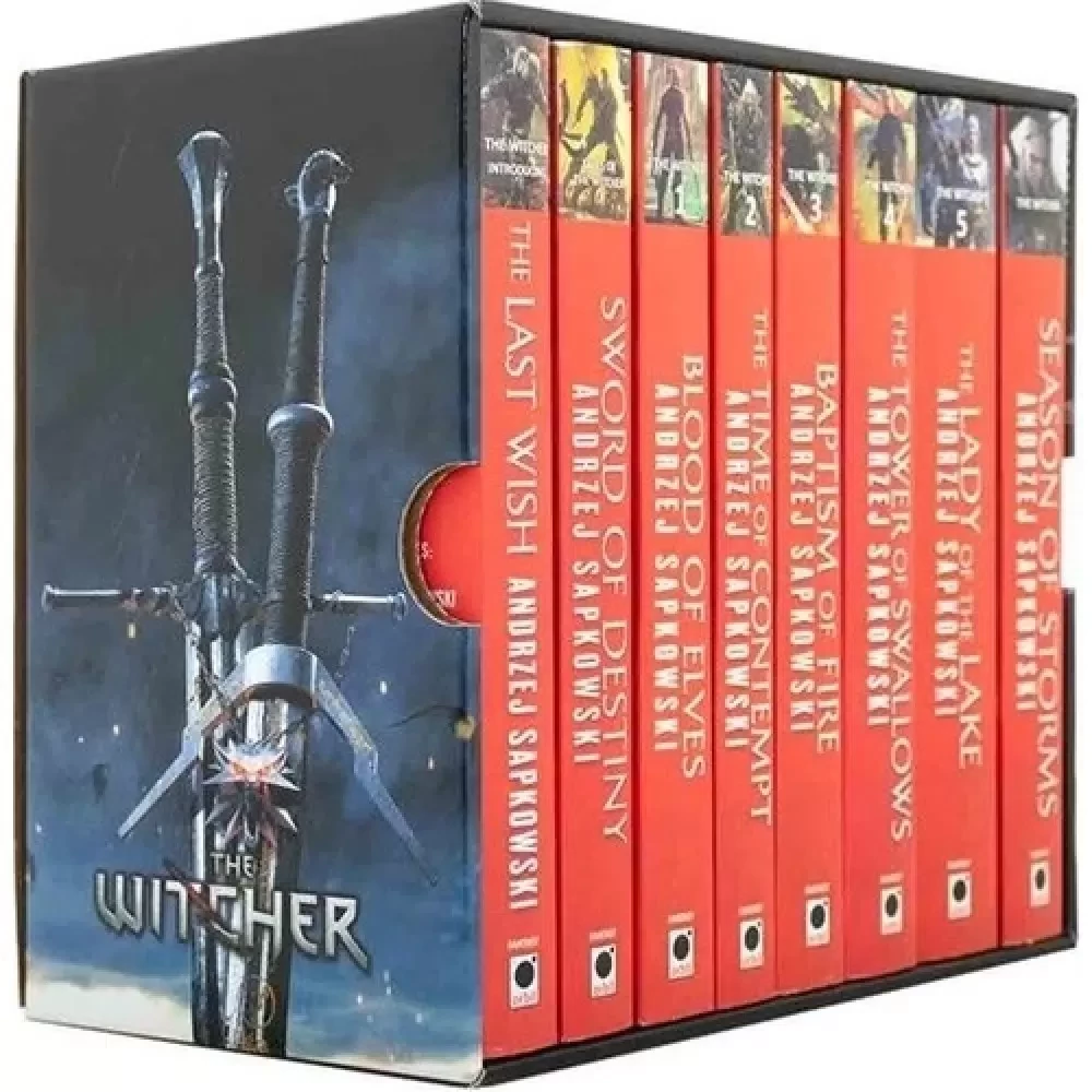 The Witcher sērija (Ievads 1 un 2, grāmatas 1 līdz 6)