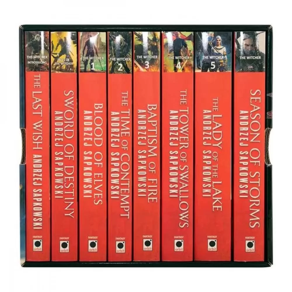 The Witcher sērija (Ievads 1 un 2, grāmatas 1 līdz 6)