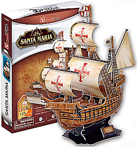 3D puzle - Kuģis. Santa Maria, 113 detaļas