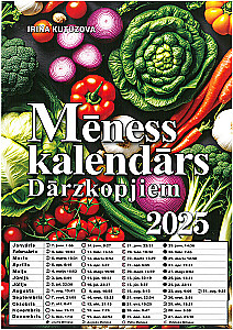 Kalendārs - Mēness kalendārs dārzniekiem 2025 (LV)