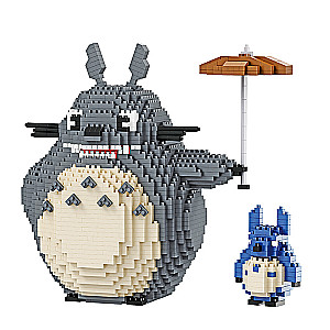 3D konstruktors - Mans kaimiņš Totoro ar mazuli, 1800 detaļas