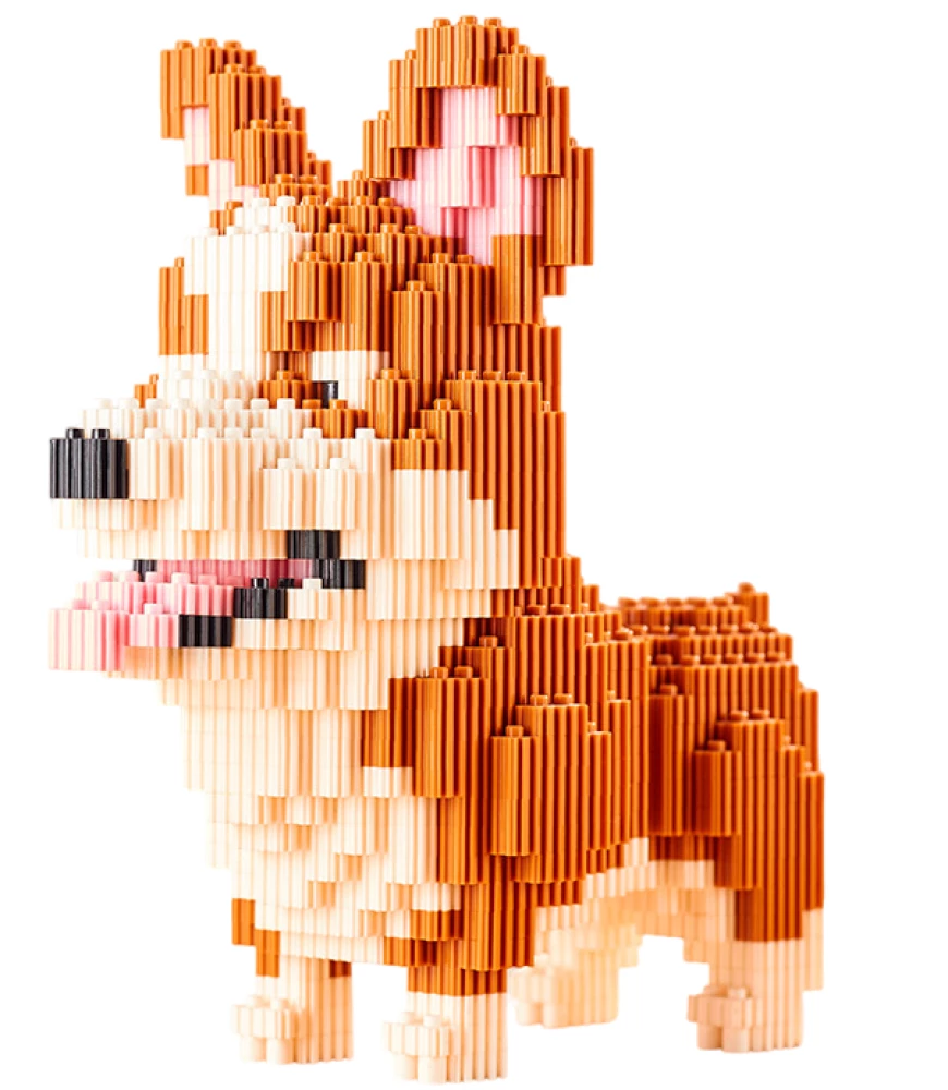 3D Конструктор - Корги, 733 деталей
