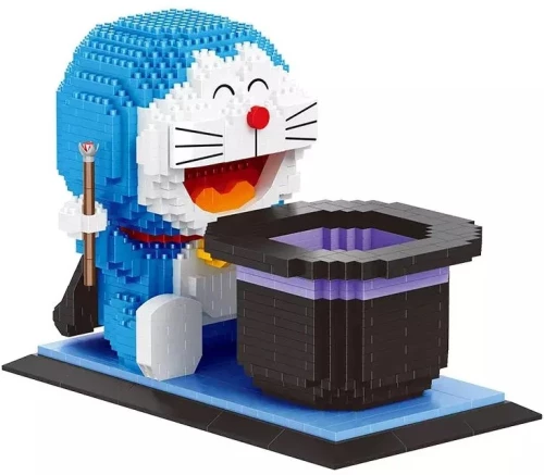 3D Конструктор - Balody. Doraemon карандашница органайзер, 1417 деталей