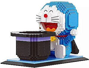 3D Konstruētājs - Balody. Doraemon zīmuļu turētājs organizators, 1417 detaļas