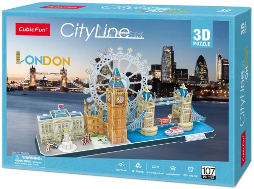 3D puzle - Londona, 107 detaļas