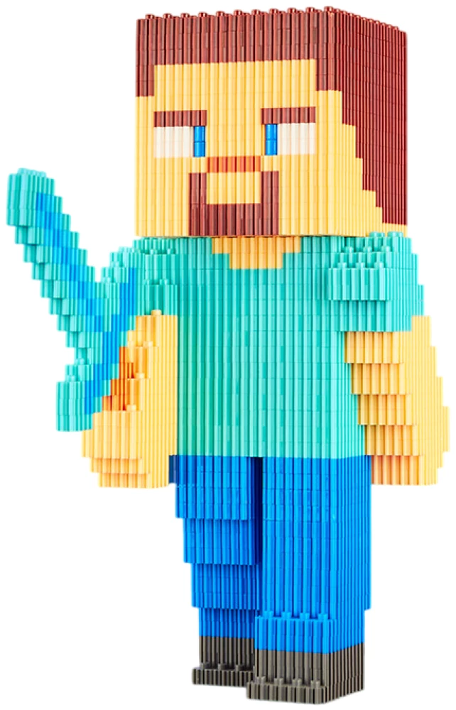 3D konstruktors - Minecraft. Stīvs, 712 detaļas