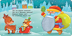 Ziemas stāsts. Taktilā attīstošā grāmata