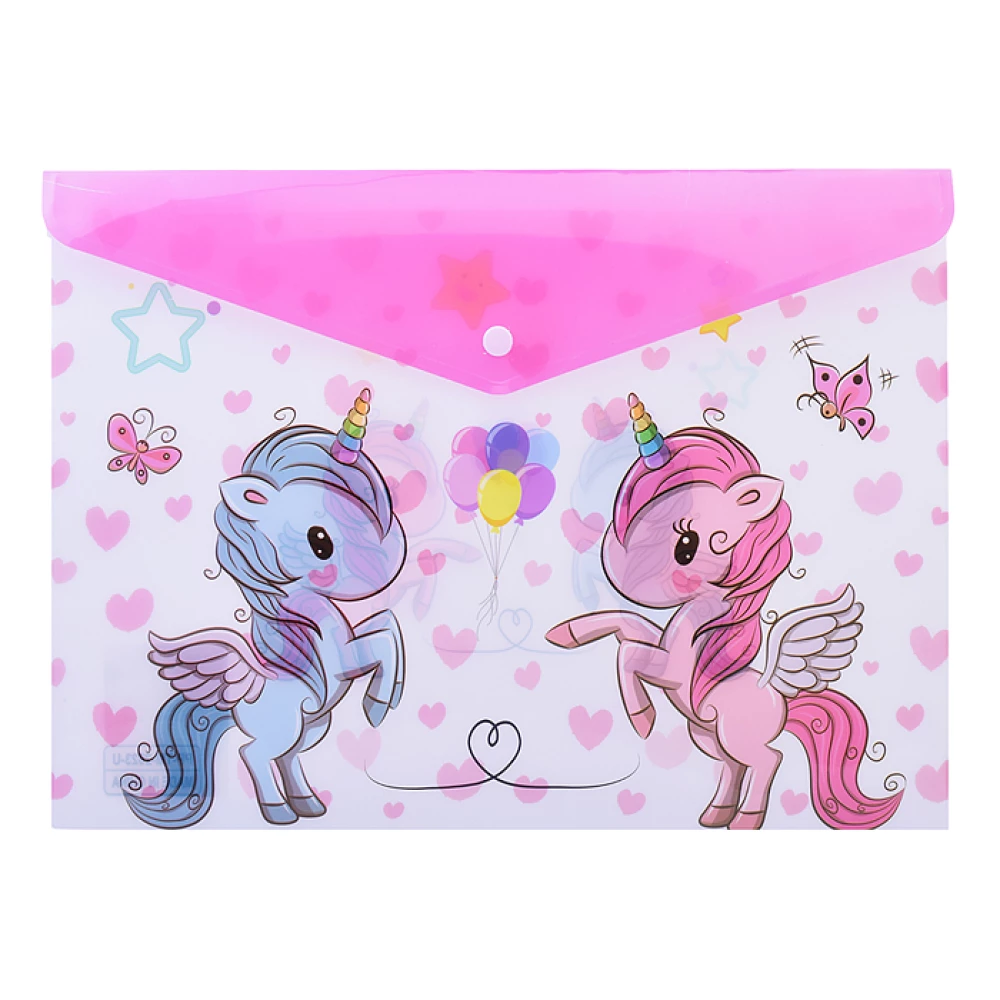 Kancelejas mapes UNICORN (4 dizaini sortimentā)