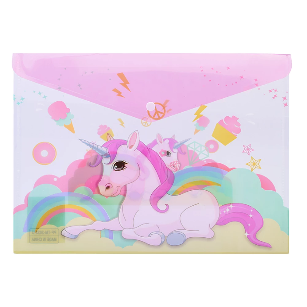 Kancelejas mapes UNICORN (4 dizaini sortimentā)