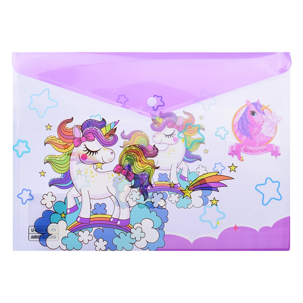 Kancelejas mapes UNICORN (4 dizaini sortimentā)