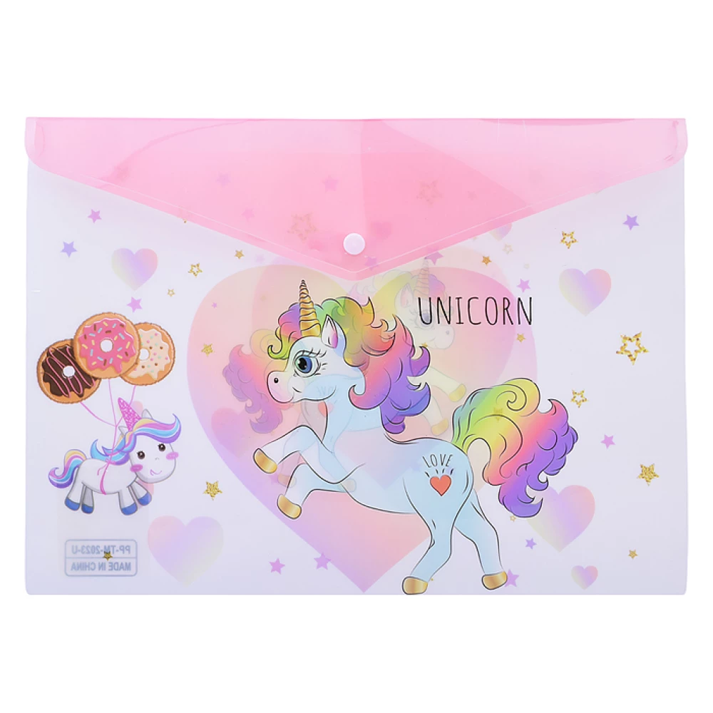 Kancelejas mapes UNICORN (4 dizaini sortimentā)