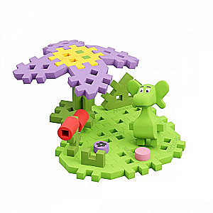 Конструктор Marioinex Mini Waffle: Diplodocus And Jungle (25 элементов)