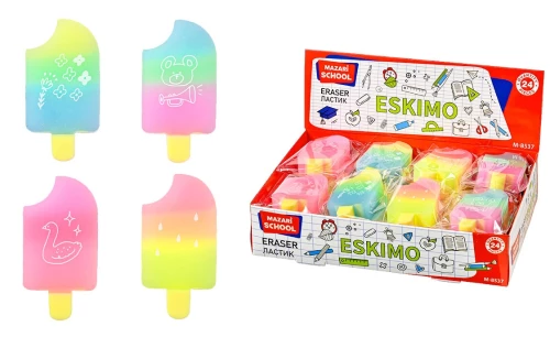 Dzēšgumija - ESKIMO (asorti, 4 dizaini)