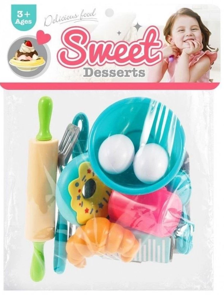 Rotaļu trauku komplekts - Sweet Desserts