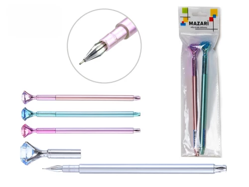 Nabors gēla pildspalvu Beverly, melnas, 2 gab., 0.5mm