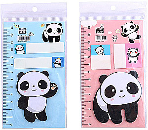 Nokļūšanas grāmatu komplekts ar līmējošu malu - Panda lācis