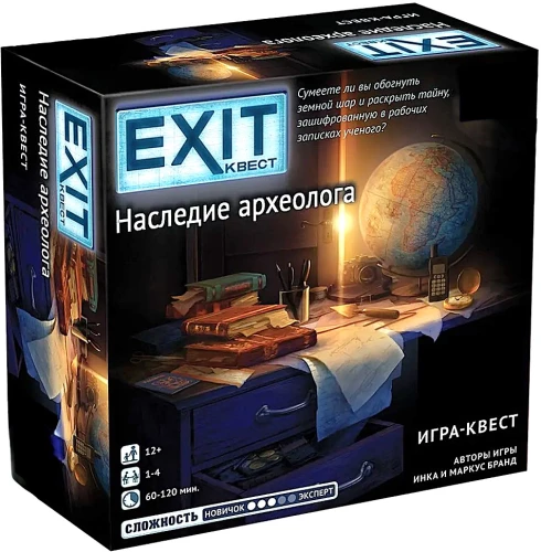 Galda spēle - Exit Kvests. Arheologa mantojums