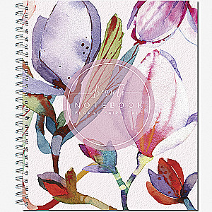 Kopējā piezīmju grāmatiņa A5 FLORA ART
