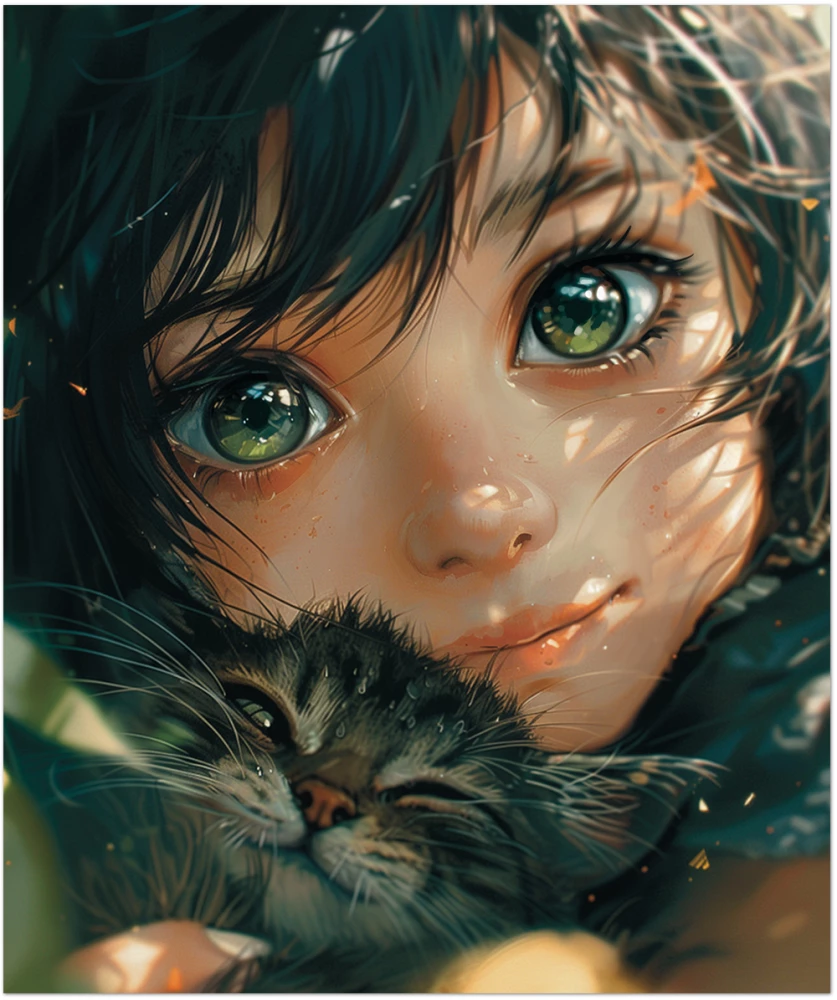 A5 piezīmju grāmata Anime kaķi (4 dizaini)