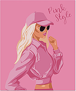 A5 piezīmju grāmatiņa Barbie rozā stilā