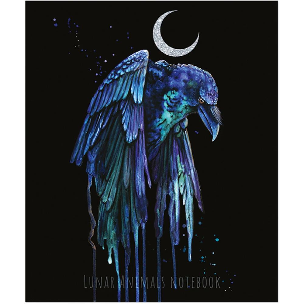A5 piezīmju grāmatiņa Lunar dark Animals