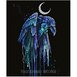 A5 piezīmju grāmatiņa Lunar dark Animals