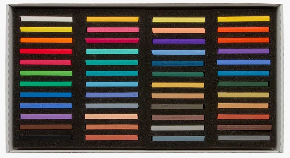 Mīkstā kvadrātveida pastelis Toison D'Or Square (48 krāsas)
