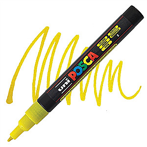 Marķieris UNI Posca PC-3ML, zils ar spīdumiem (2)