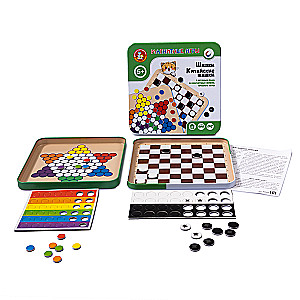 Магнитная игра - Шашки. Китайские шашки