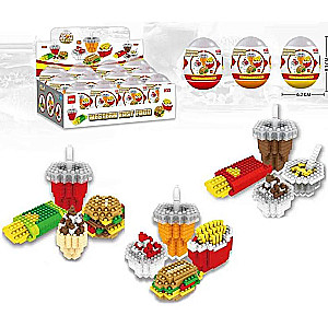 Mini konstruktor - Fast Food 12in1