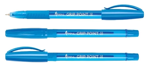 Šķidrās pildspalvas - Grip Point, zila