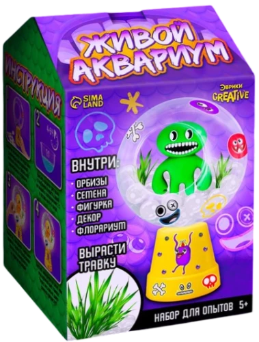 Eksperimentu komplekts - Dzīvais akvārijs: Čudastiki
