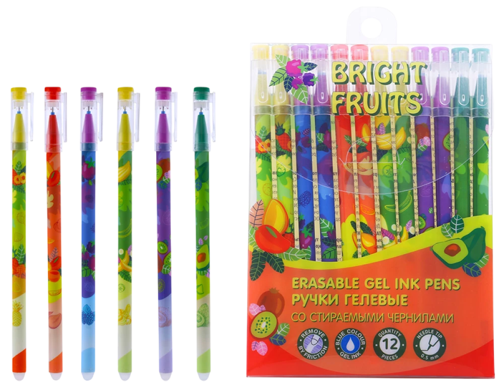 Gēla pildspalva ar dzēšamām tintēm (1gb.)