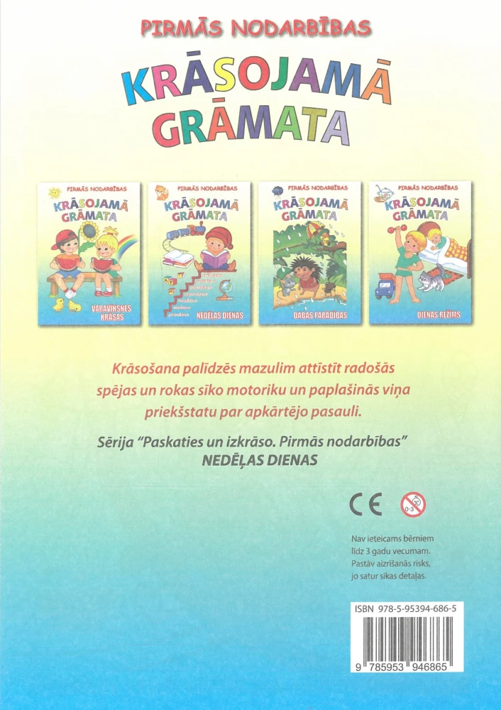 Krāsojamā grāmata - Nedēļas dienas