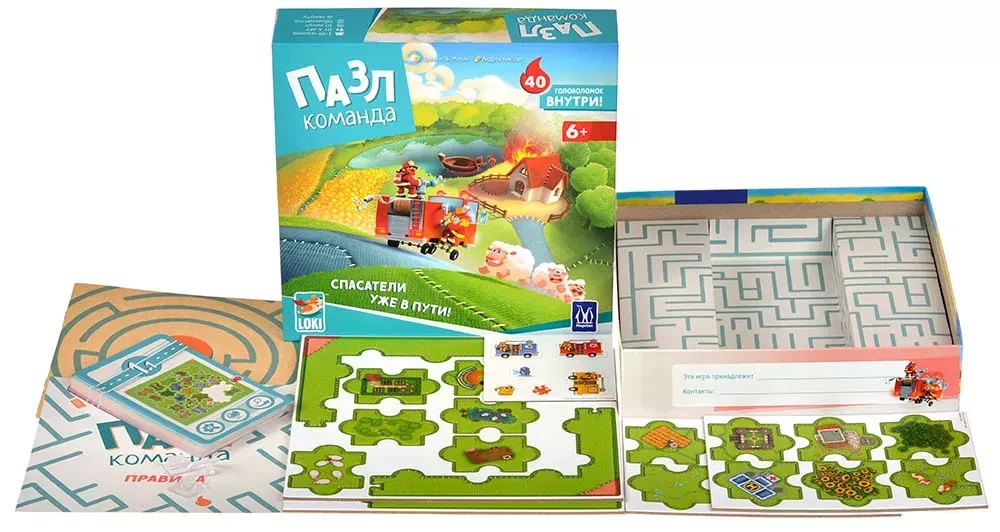 Настольная игра - Пазл-команда