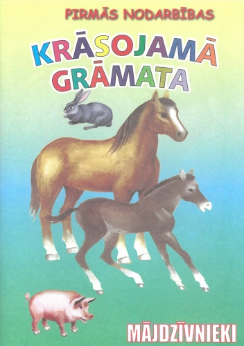 Krāsojamā grāmata - Mājdzīvnieki