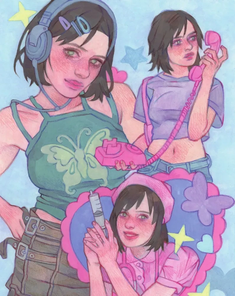 Darya Space. Artbook. Iedvesmojošas ilustrācijas un radošuma noslēpumi