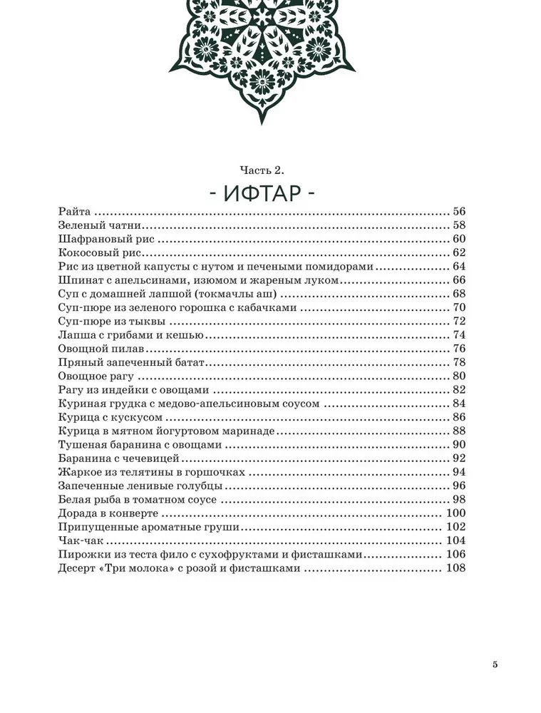 Рамадан. Рецепты  для ифтара и сухура