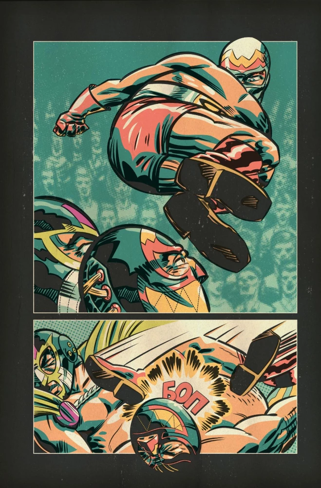 Flovs un wrestling (komiksu komplekts)