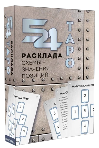 54 taro izklādes (shēmas un pozīciju nozīmes)