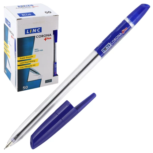 Šķidrās tintes pildspalva - Linc Corona /0.3mm/Zila