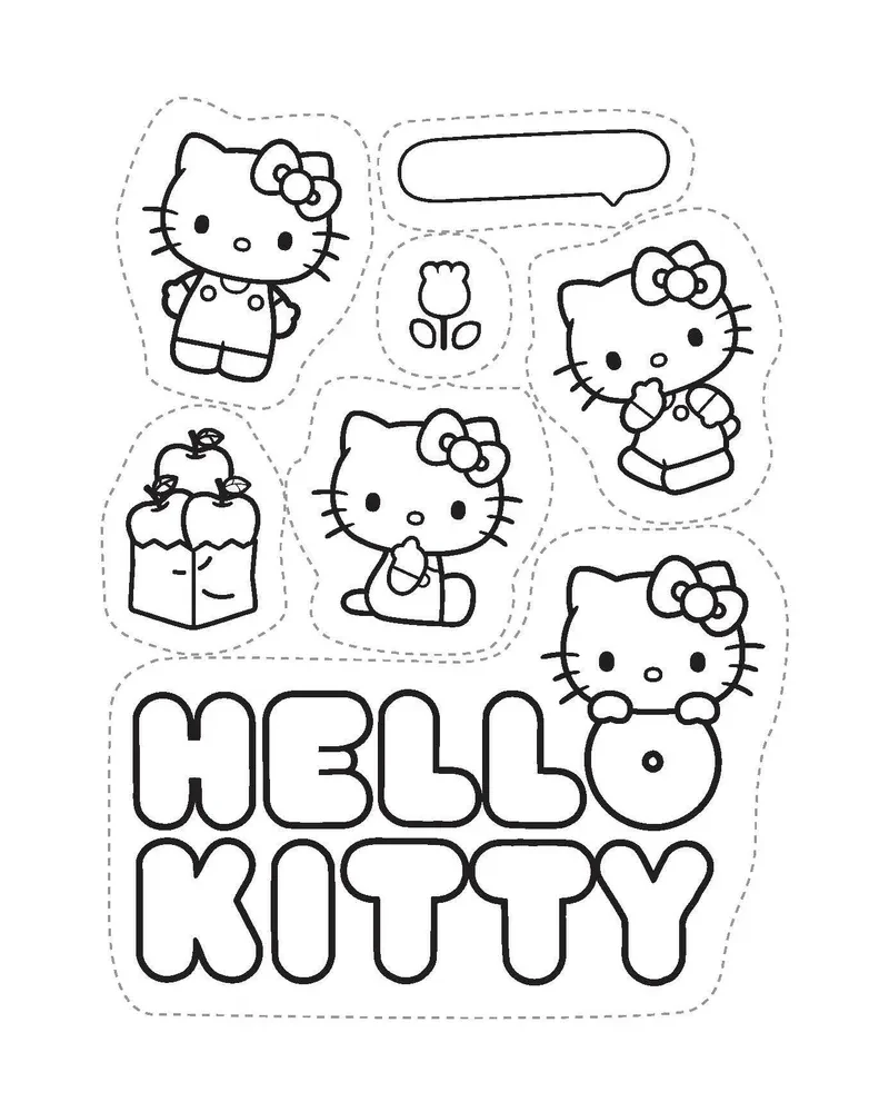 Стикербук Hello Kitty
