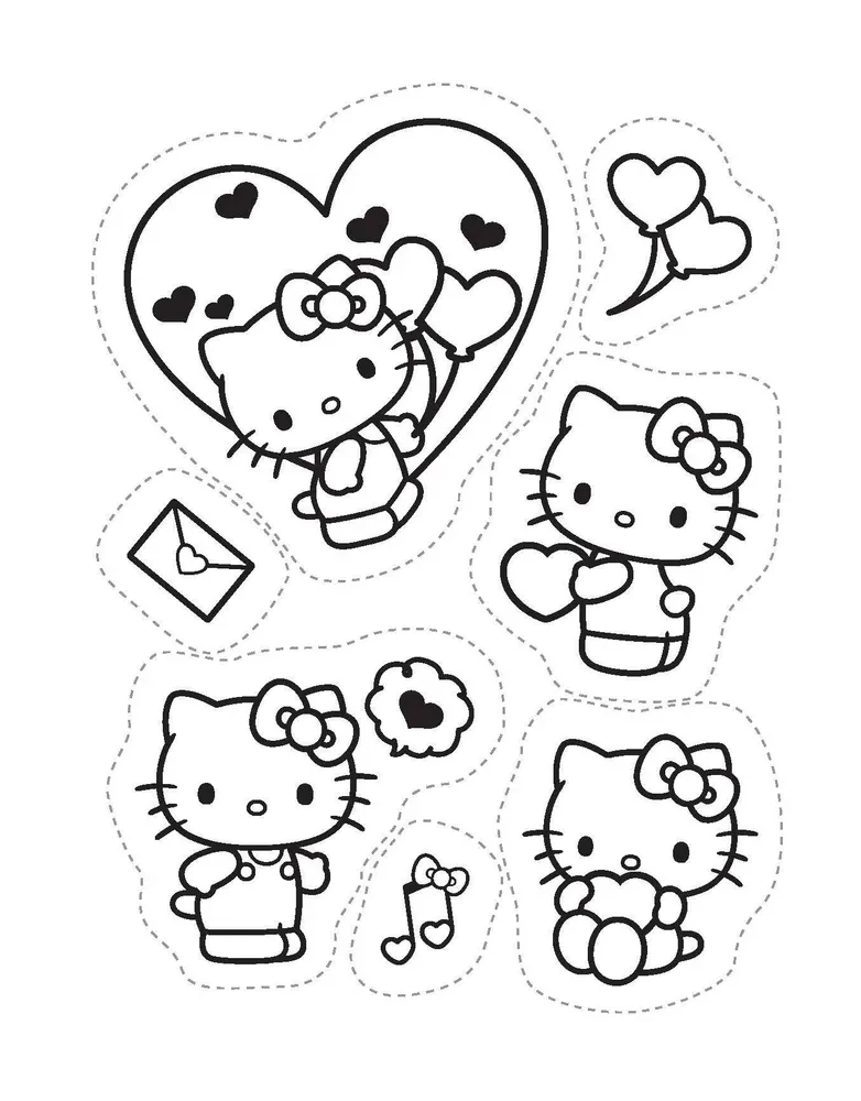 Стикербук Hello Kitty