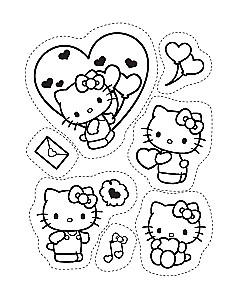 Стикербук Hello Kitty