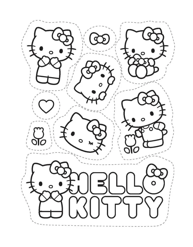 Стикербук Hello Kitty