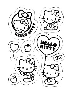 Стикербук Hello Kitty