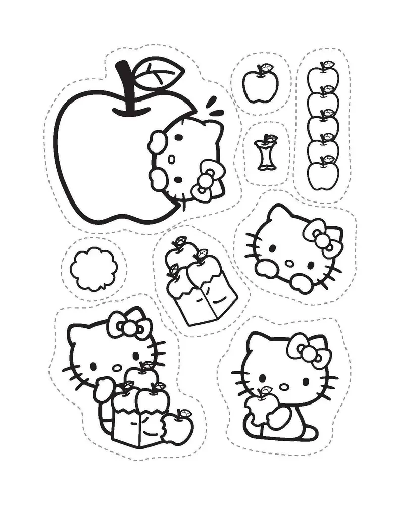 Стикербук Hello Kitty