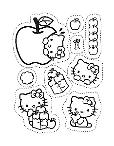 Стикербук Hello Kitty