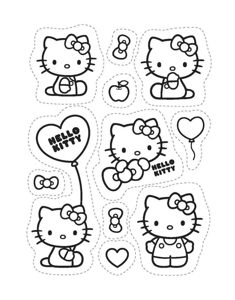 Стикербук Hello Kitty