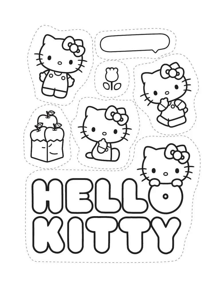 Стикербук Hello Kitty